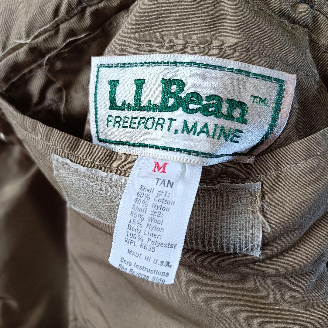 90s USA製 L.L.bean リバーシブル 中綿ベスト