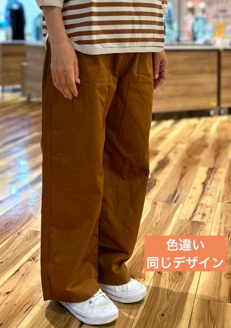 新品下げ札付き！NARUカツラギベイカーパンツ カーキ