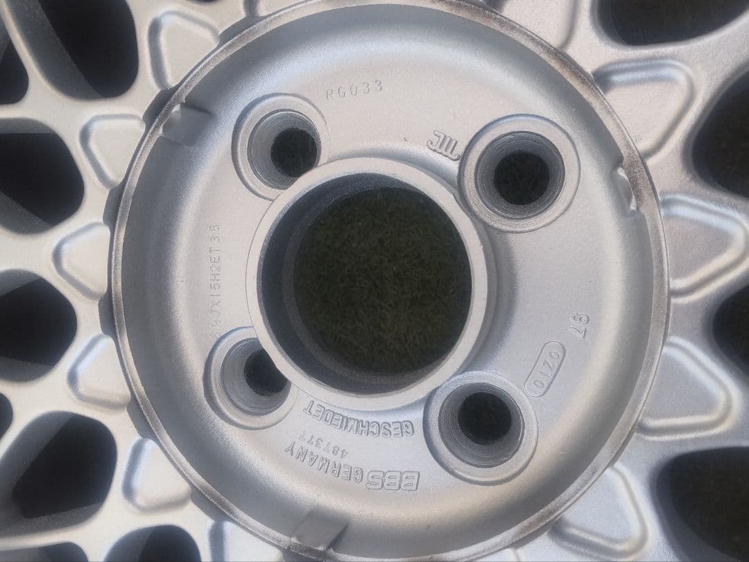 BBS RG 15/4H/100/6.5J ホイール２本①