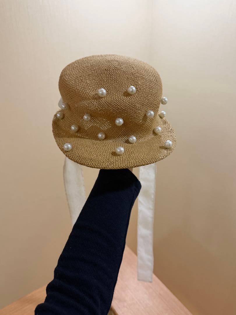 Misaharada ミサハラダ　パール麦わら帽子
