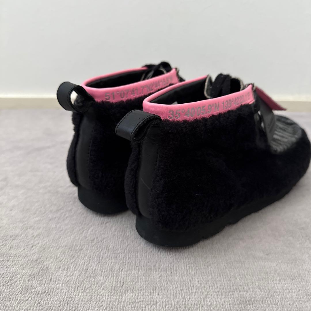 Clarks×atmos クラークス　アトモス　ワラビーブーツ　ムートン　ハラコ