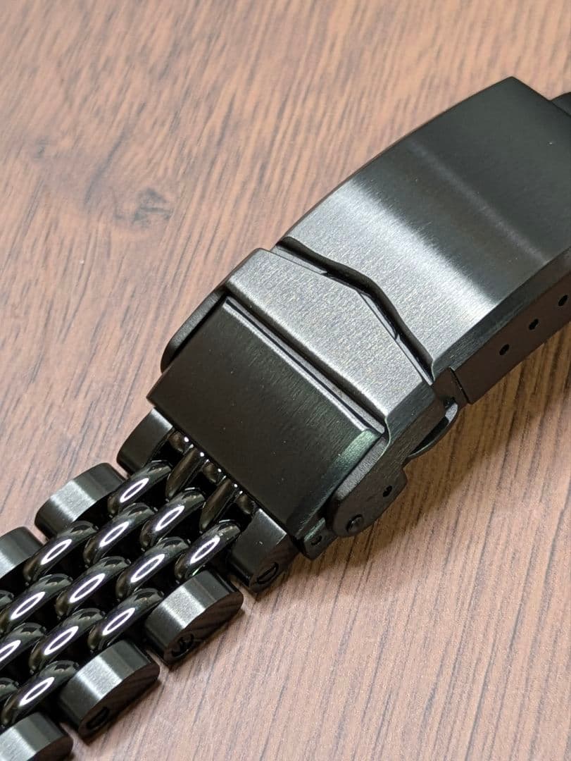 未使用 タイコノート 20mm GomaBOR DLCブラック ストレートエンド