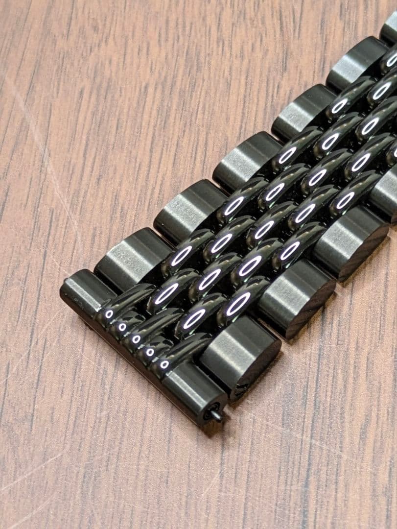 未使用 タイコノート 20mm GomaBOR DLCブラック ストレートエンド