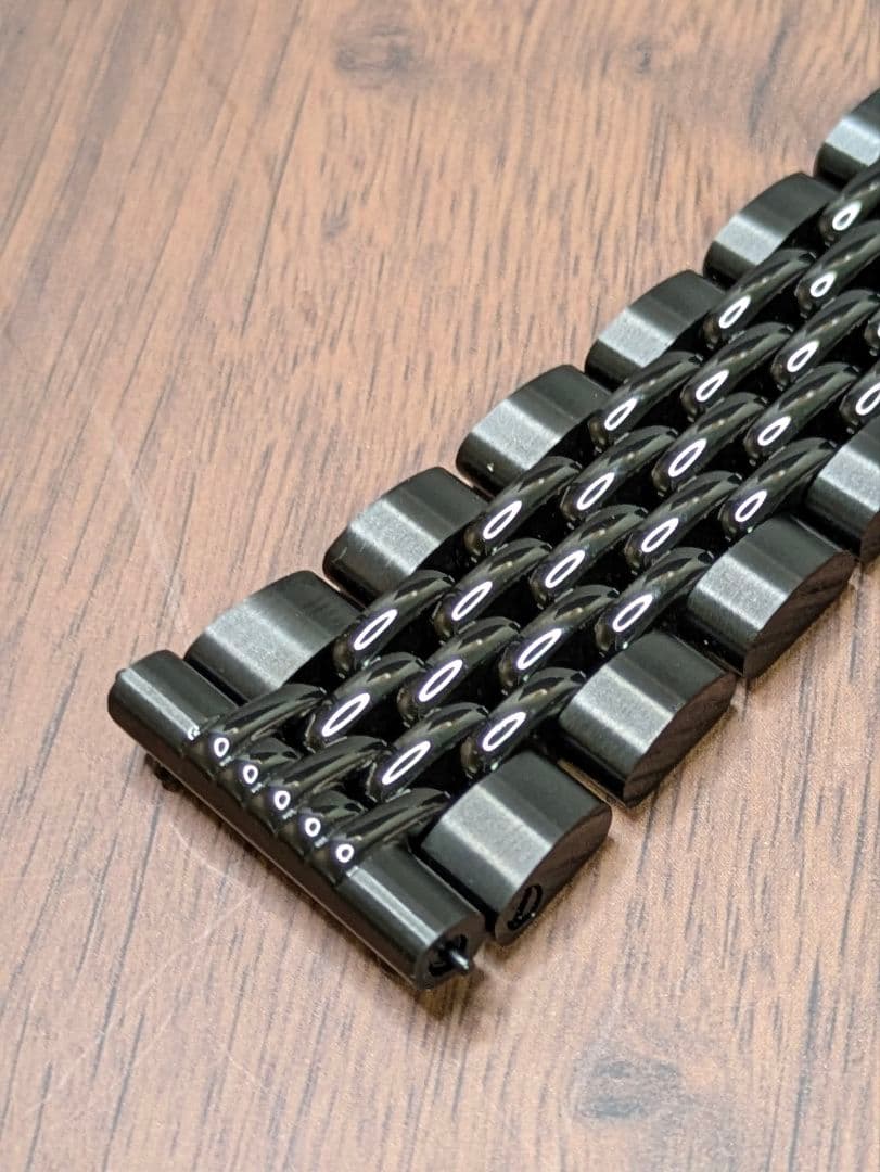 未使用 タイコノート 20mm GomaBOR DLCブラック ストレートエンド