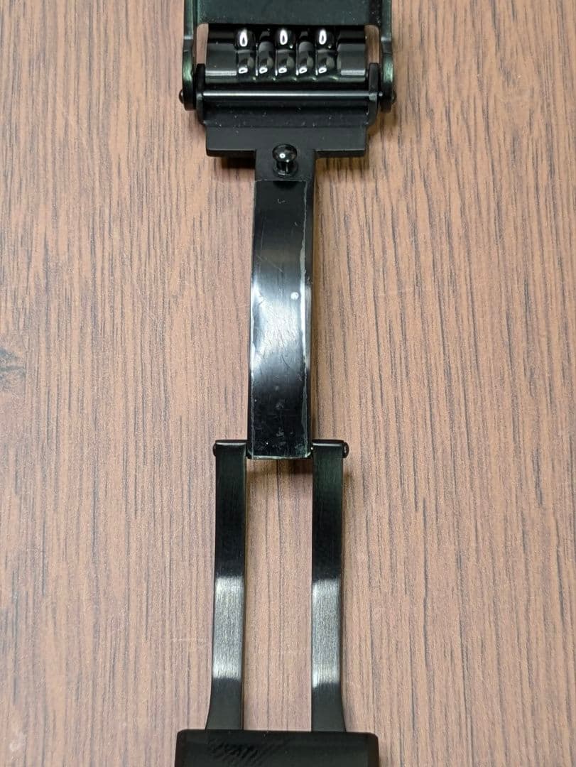 未使用 タイコノート 20mm GomaBOR DLCブラック ストレートエンド