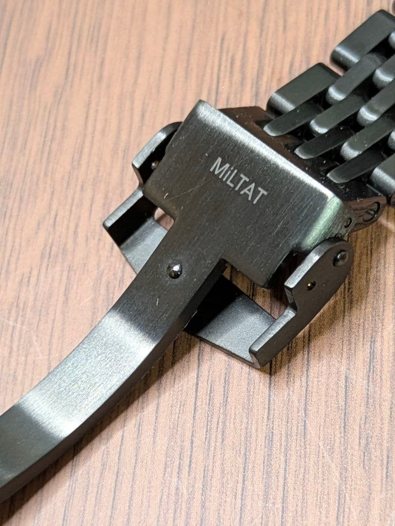 未使用 タイコノート 20mm GomaBOR DLCブラック ストレートエンド