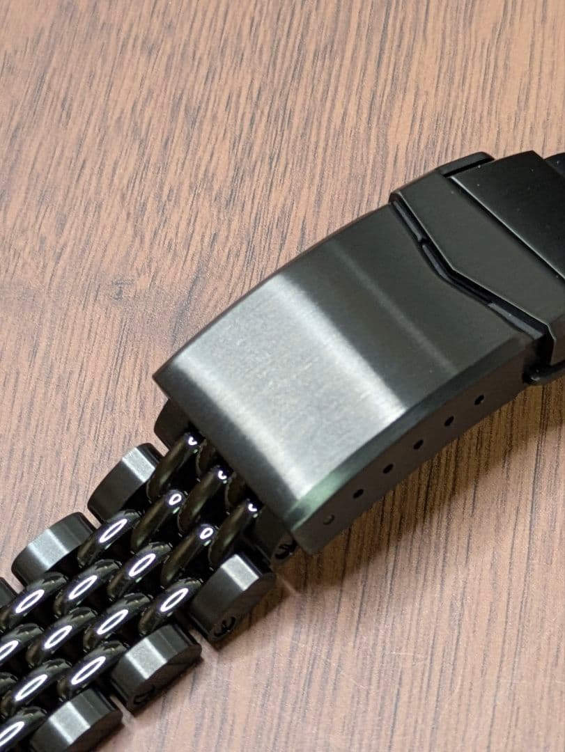 未使用 タイコノート 20mm GomaBOR DLCブラック ストレートエンド