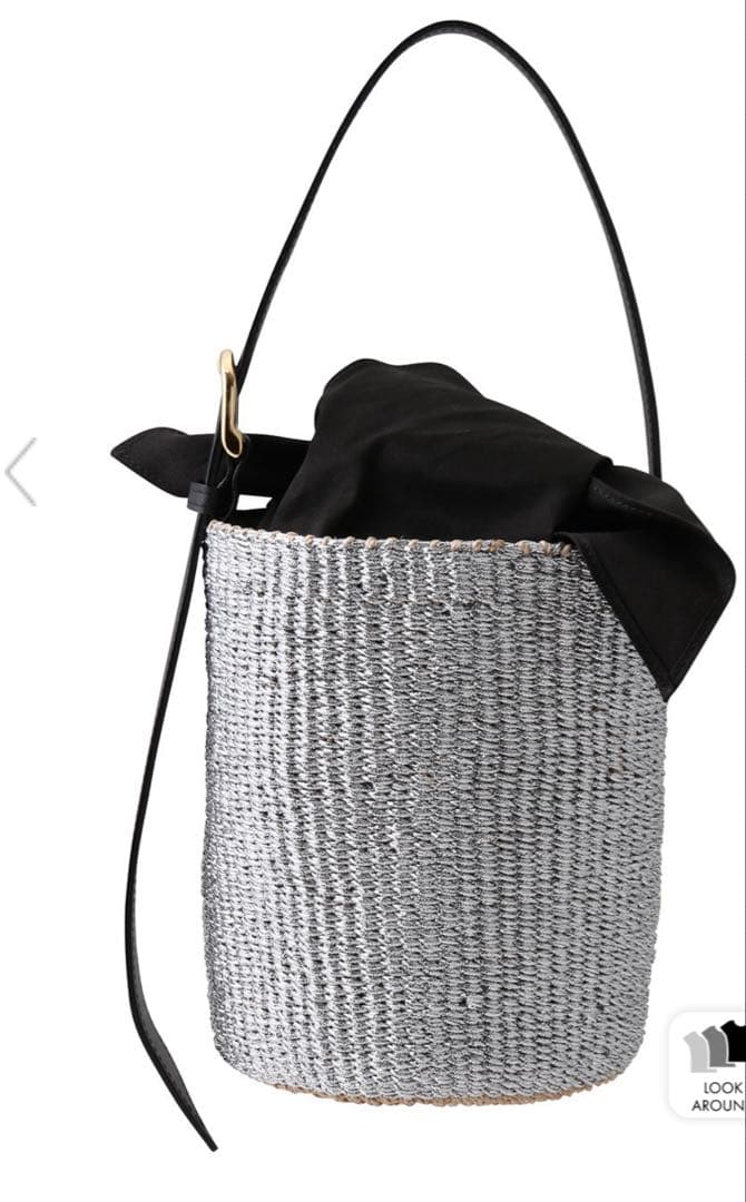 ヤマダヤ　ガルン　ヴィオラドーロ MIRO アバカメタリックバケツバッグ