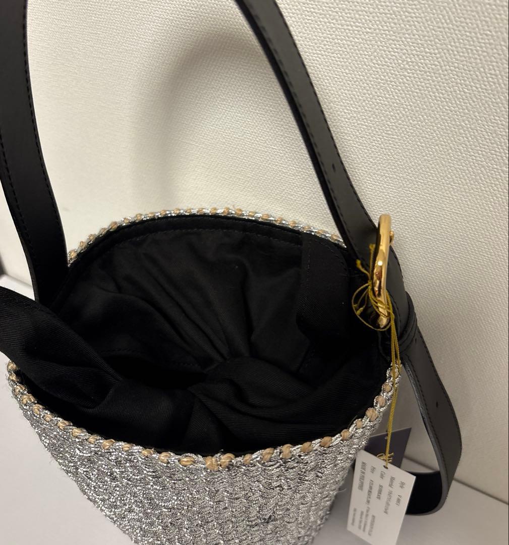 ヤマダヤ　ガルン　ヴィオラドーロ MIRO アバカメタリックバケツバッグ