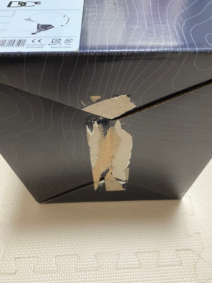 【タグ付き】DICE スノーボードヘルメット マットブラック