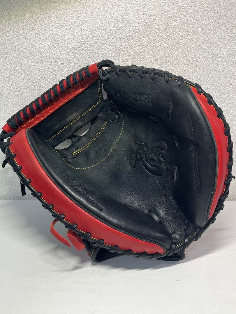 【極美品】ハタケヤマ キャッチャーミット PRO-27SB プロモデル 一般軟式