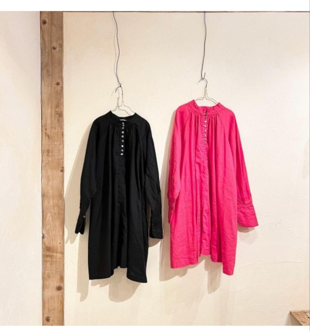 ネストローブ　NestRobe ラグランスリーブチュニック　ピンク