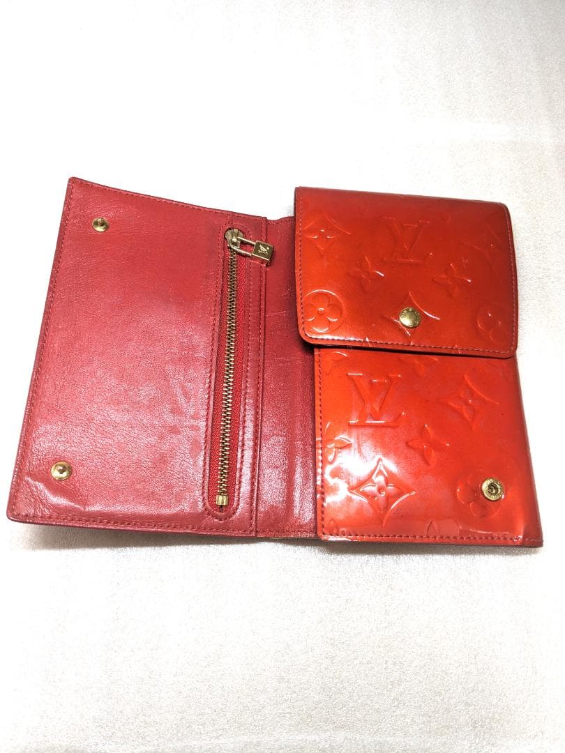 LOUIS VUITTON ルイヴィトン M91153 モノグラムヴェルニ 財布