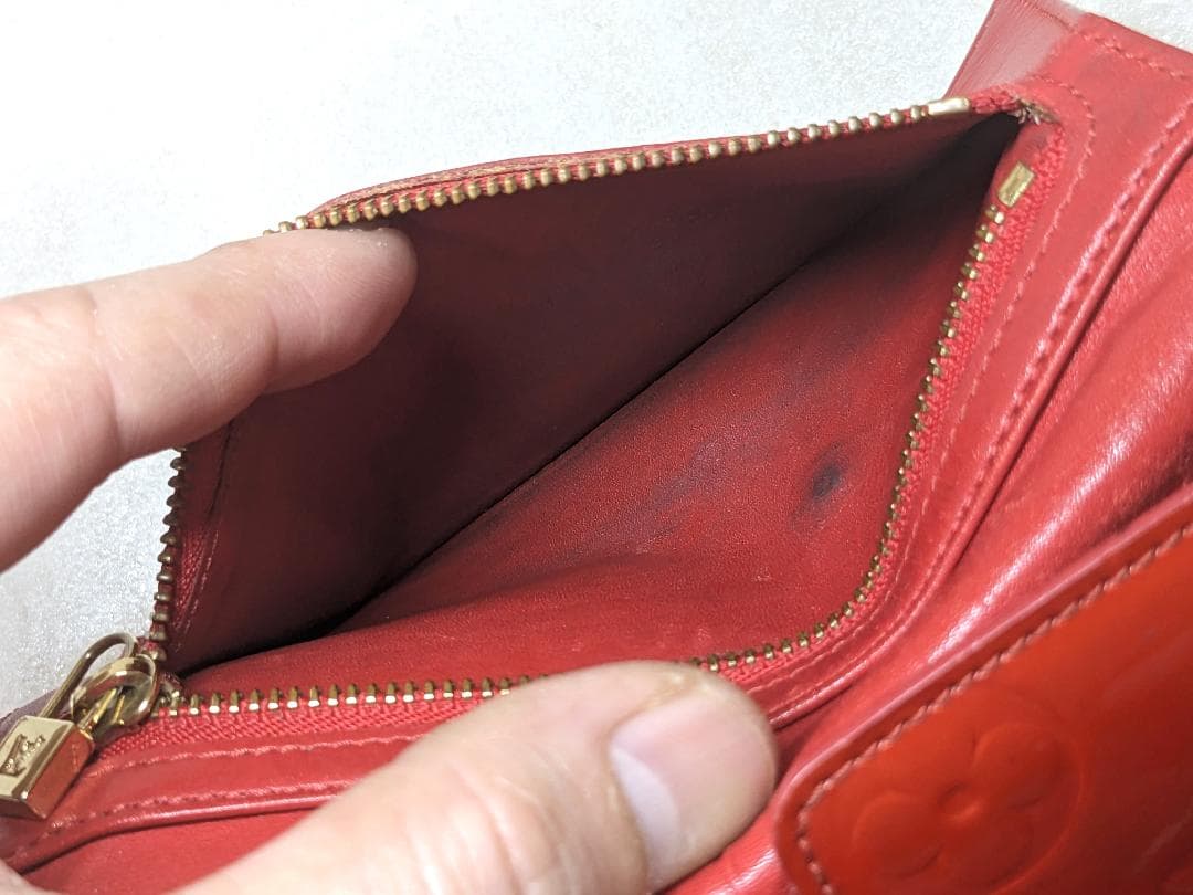 LOUIS VUITTON ルイヴィトン M91153 モノグラムヴェルニ 財布