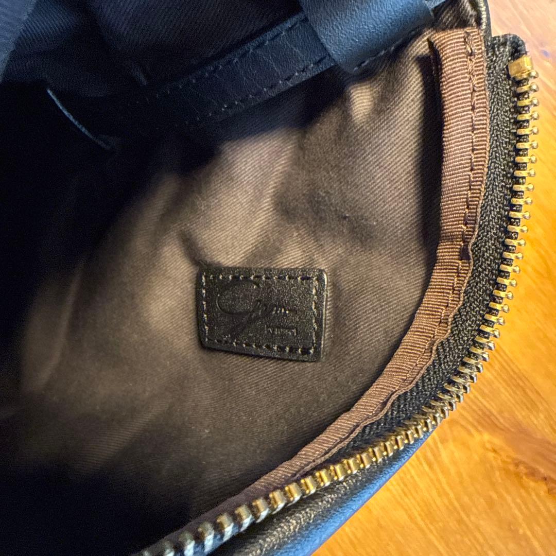 russet gemeil レザーワンハンドルバッグ ショルダー 黒