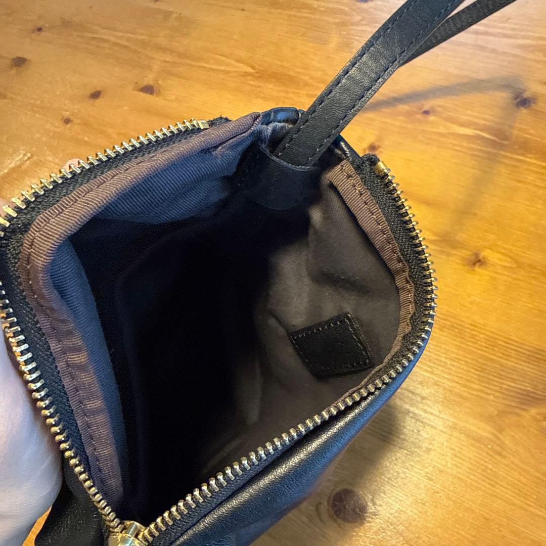 russet gemeil レザーワンハンドルバッグ ショルダー 黒