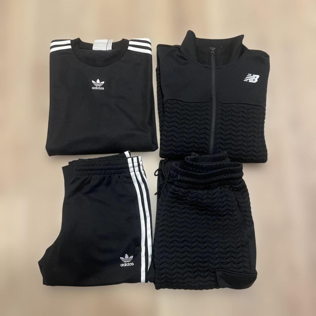 Adidas new balance セットアップ