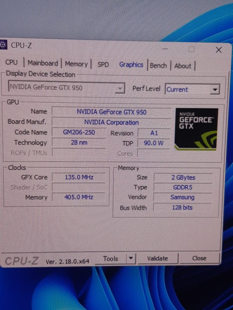 自作PC　第9世代 i5・8GB・128GB・GTX950・WIN11
