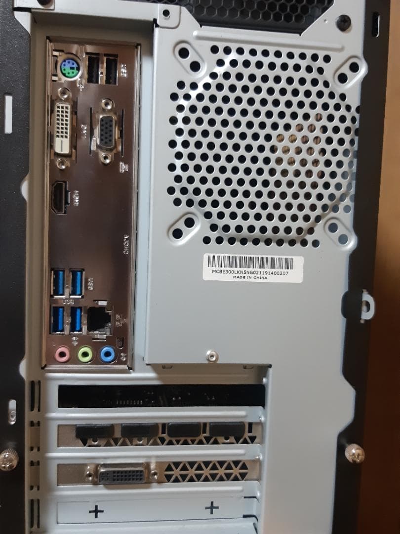 自作PC　第9世代 i5・8GB・128GB・GTX950・WIN11