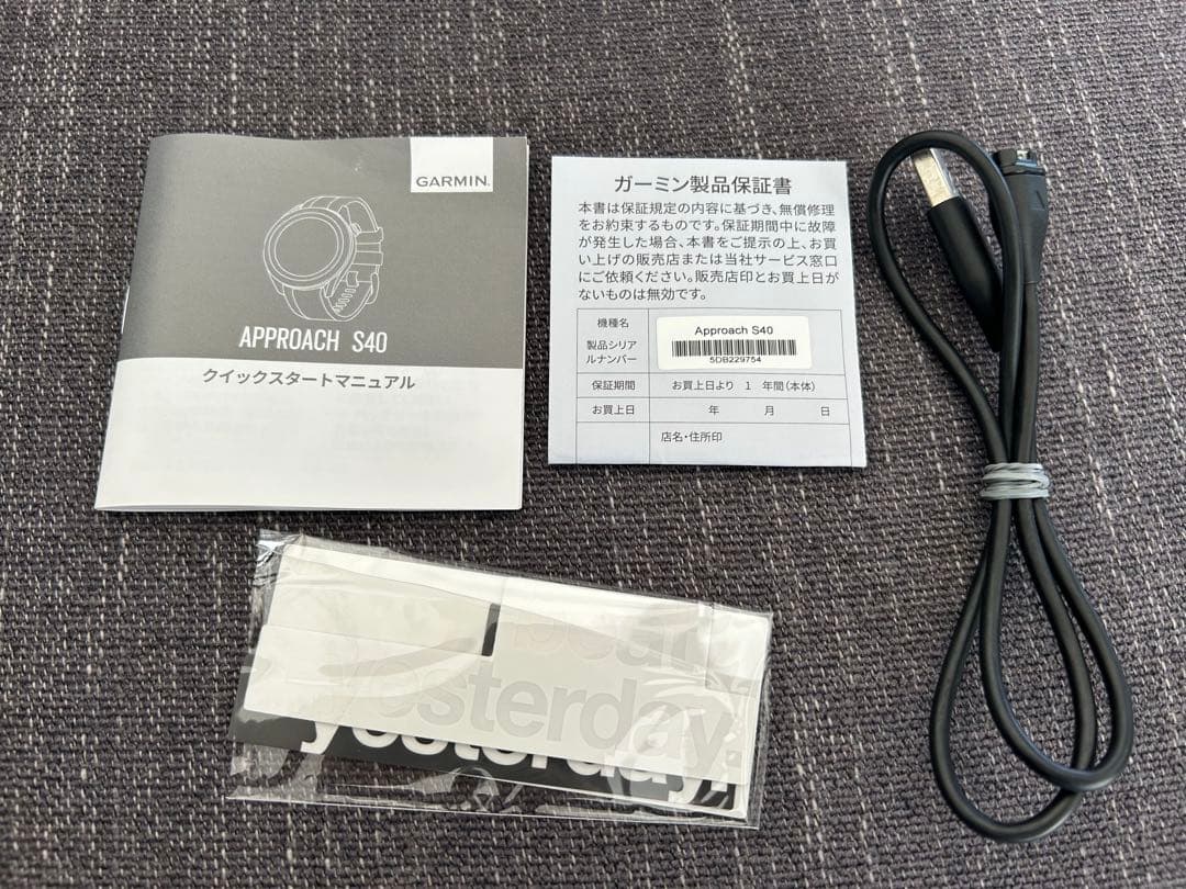 ☆送料無料☆GARMIN(ガーミン)APPROACH S40ゴルフウォッチ☆