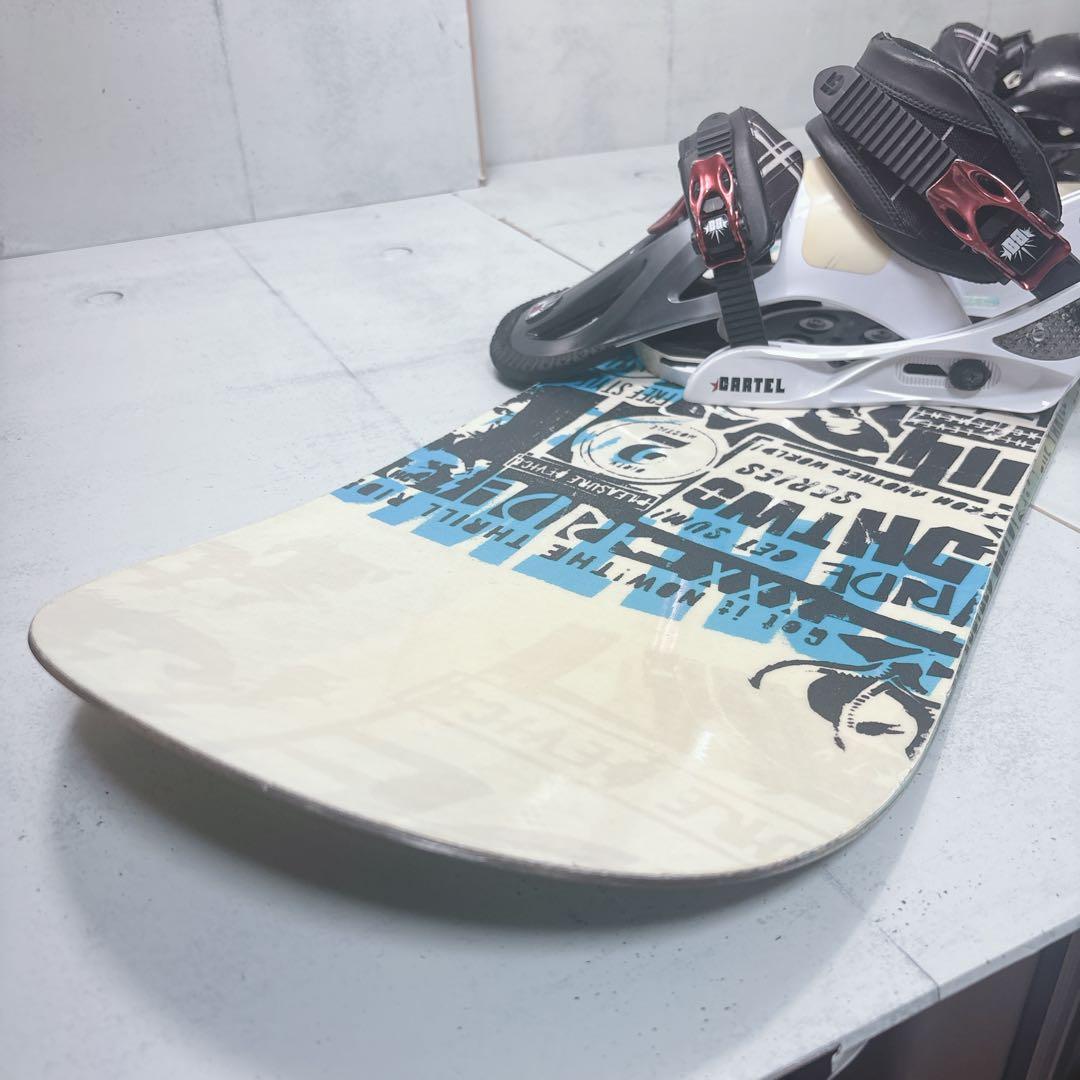 スノボSET品 RIDE DH TWO×BURTON CARTEL グラトリ