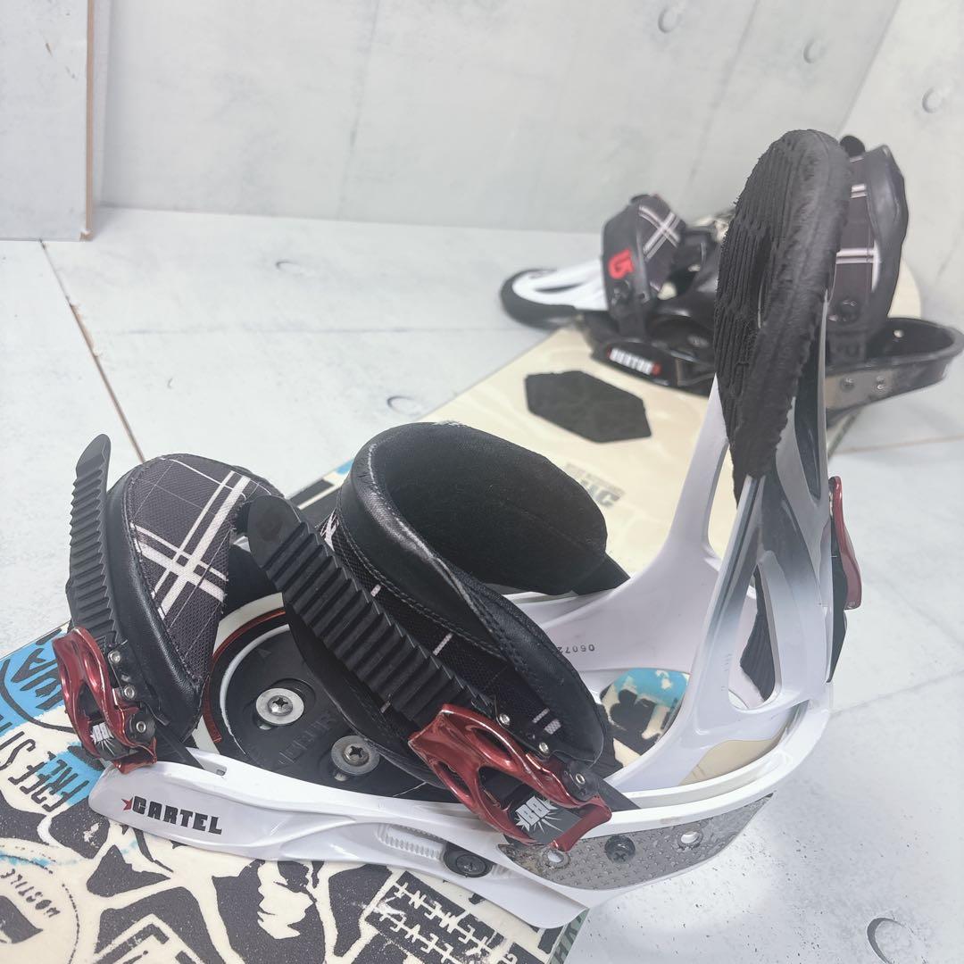 スノボSET品 RIDE DH TWO×BURTON CARTEL グラトリ