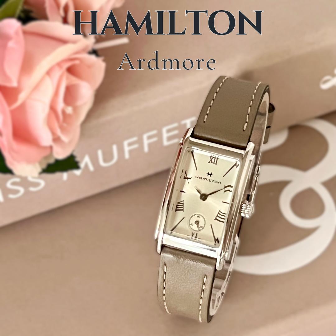 hirokunkun【稼働品】HAMILTON アードモア レディース時計