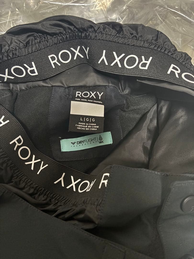 スノーボードウェア 上下セット ブラック ROXY DRYFLIGHT