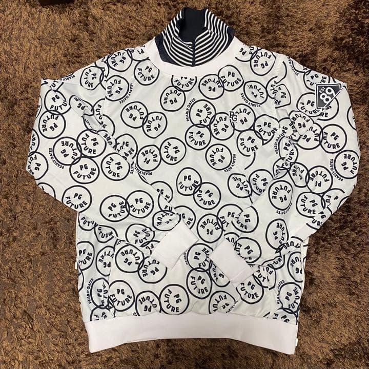 パーリーゲイツ　ツインスニード　ニコ柄　サイズM