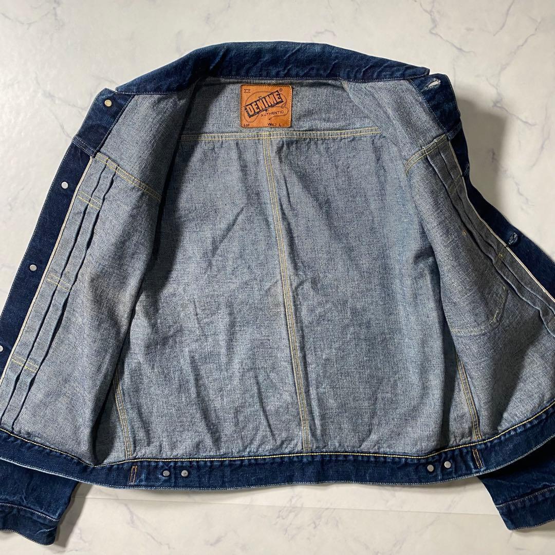 美品】ドゥニーム　デニムジャケット　1st　セルビッジ　大きいサイズ　42　XL