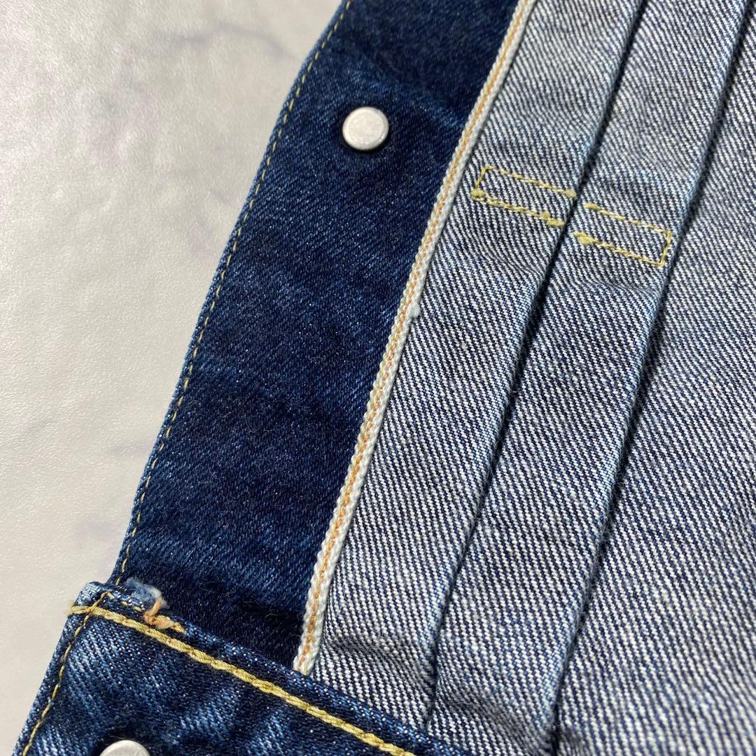 美品】ドゥニーム　デニムジャケット　1st　セルビッジ　大きいサイズ　42　XL