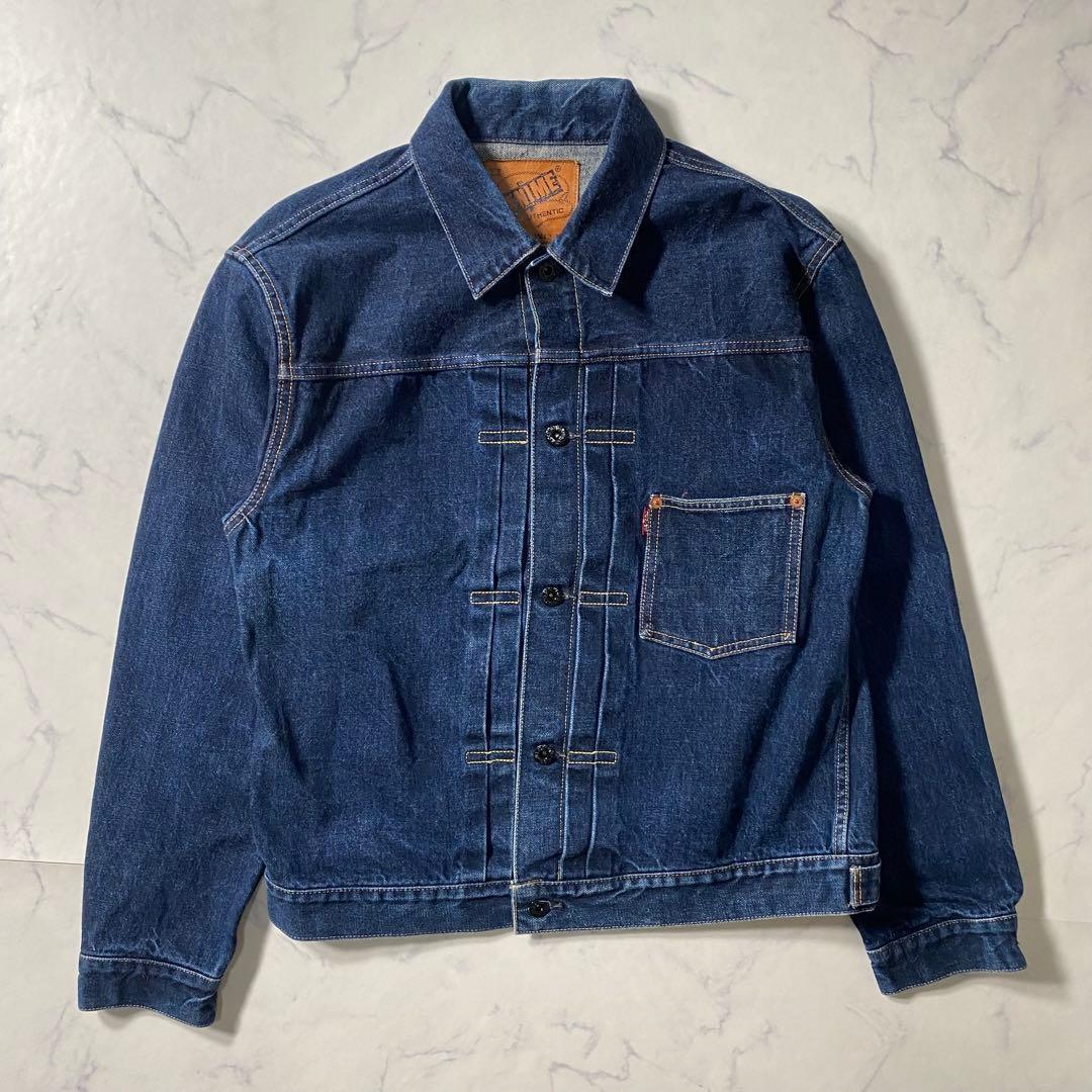 美品】ドゥニーム　デニムジャケット　1st　セルビッジ　大きいサイズ　42　XL