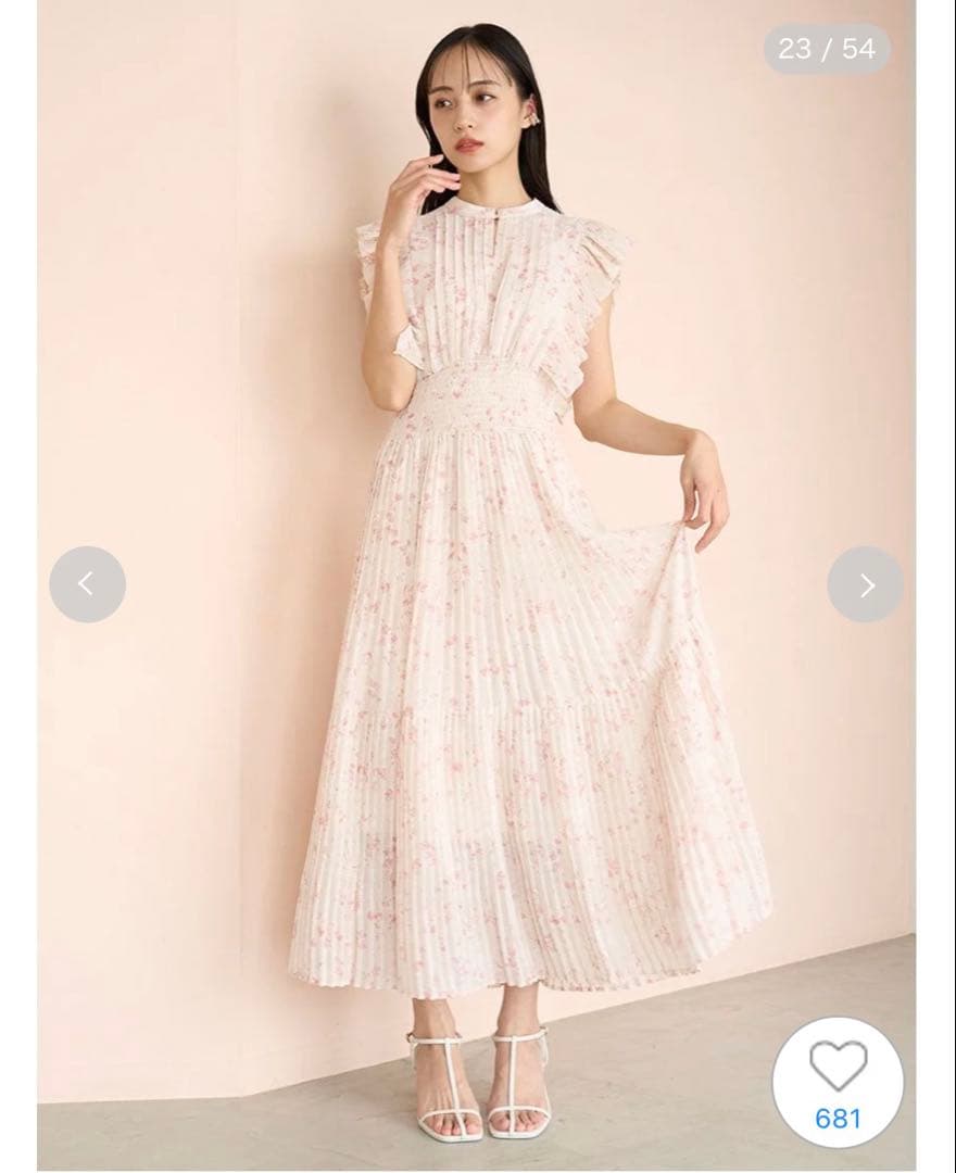 【00サイズ】SNIDEL sustainableフリルワンピース