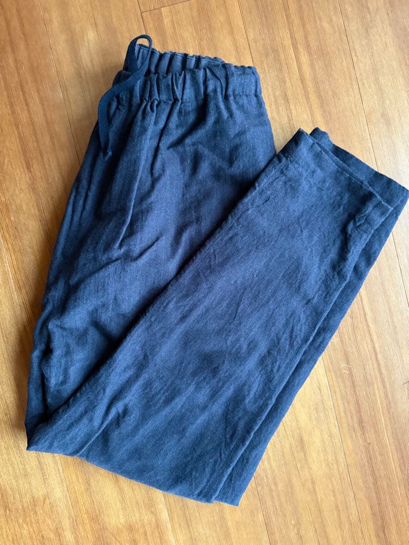 【ゴーシュ】ウール リネンツイルテーパードパンツ