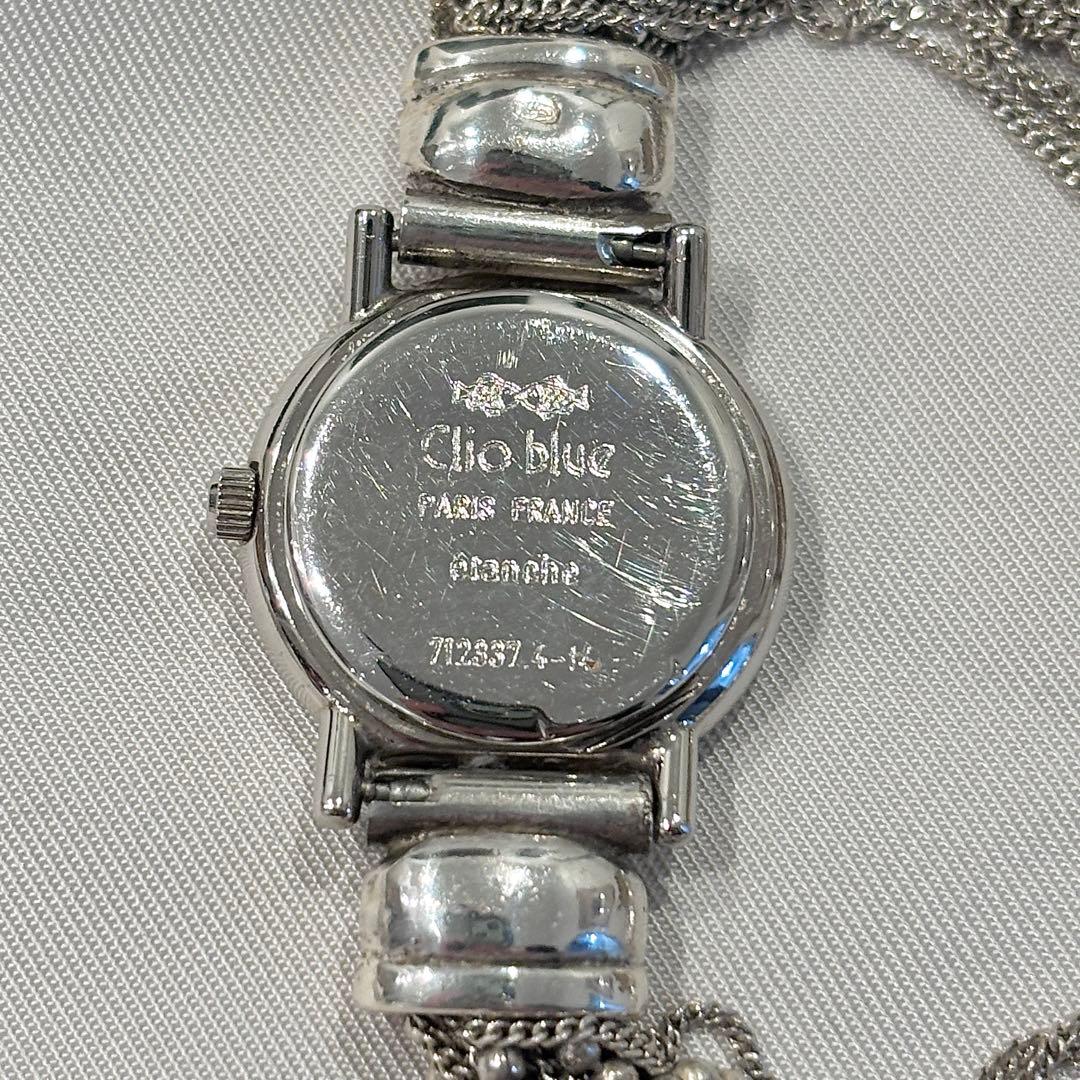 稼動品 Clio blue クリオブルー レディース時計 925ブレスレット 魚