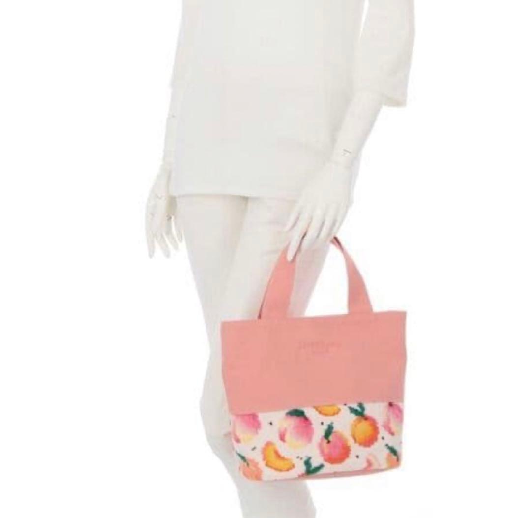 フェイラー LOVERARY ピーチドット　トートバッグ ピンク