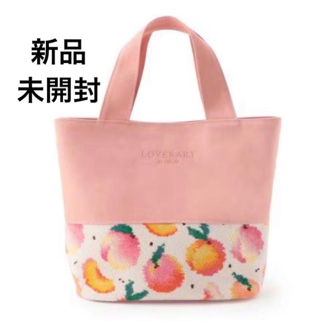 フェイラー LOVERARY ピーチドット　トートバッグ ピンク