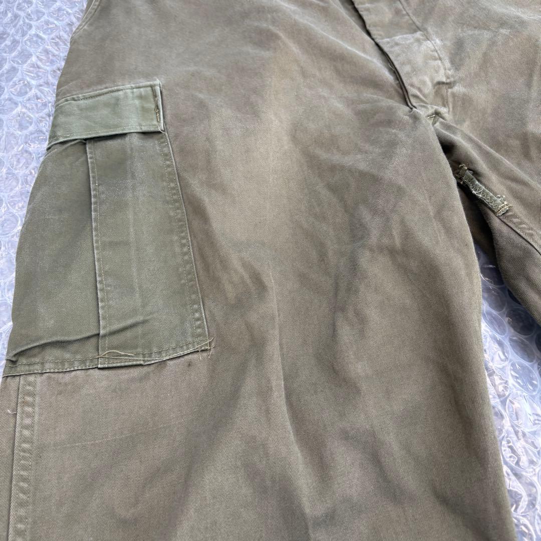 貴重なビックサイズ 50s 米軍 実物 m51カーゴパンツ m43 フィールド