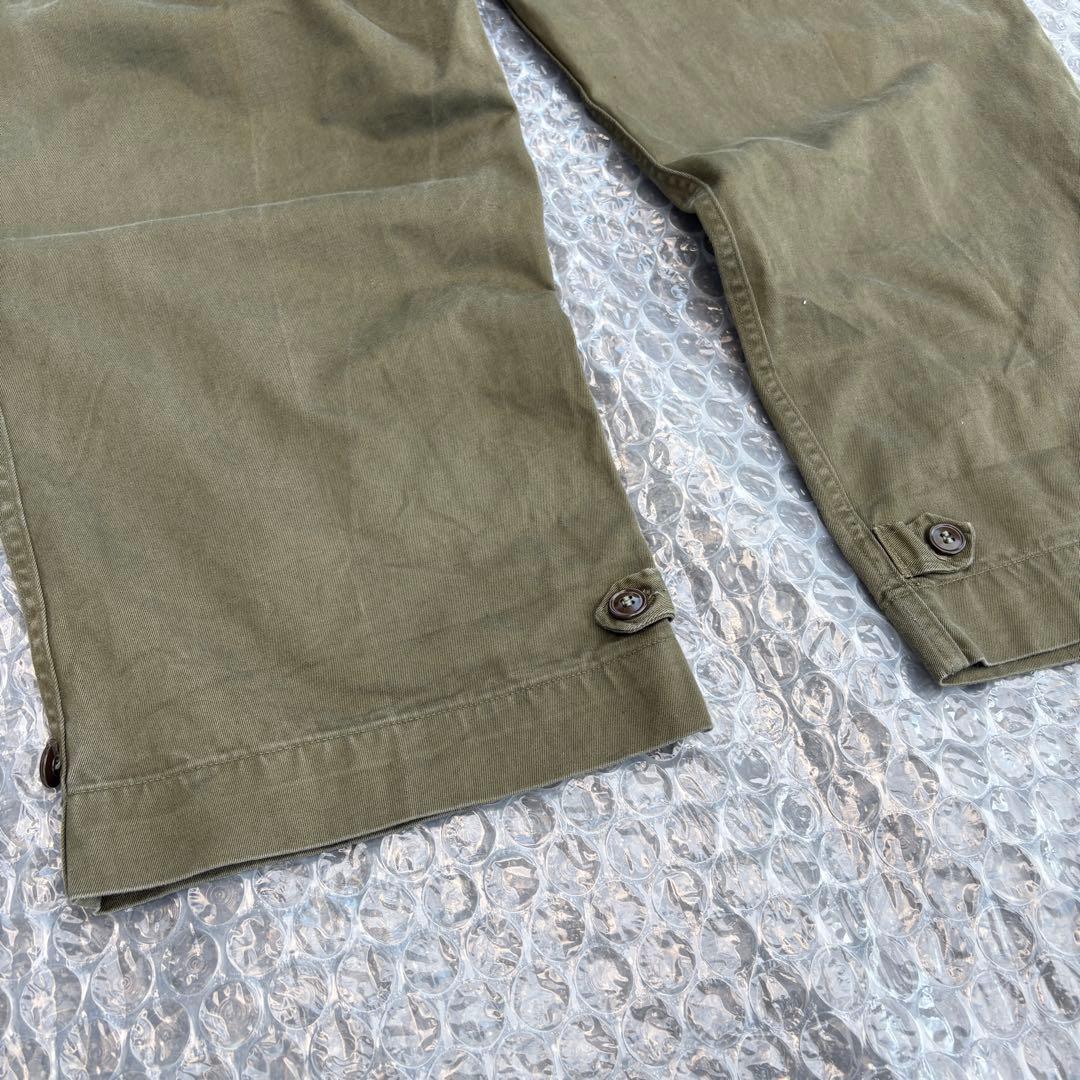 貴重なビックサイズ 50s 米軍 実物 m51カーゴパンツ m43 フィールド