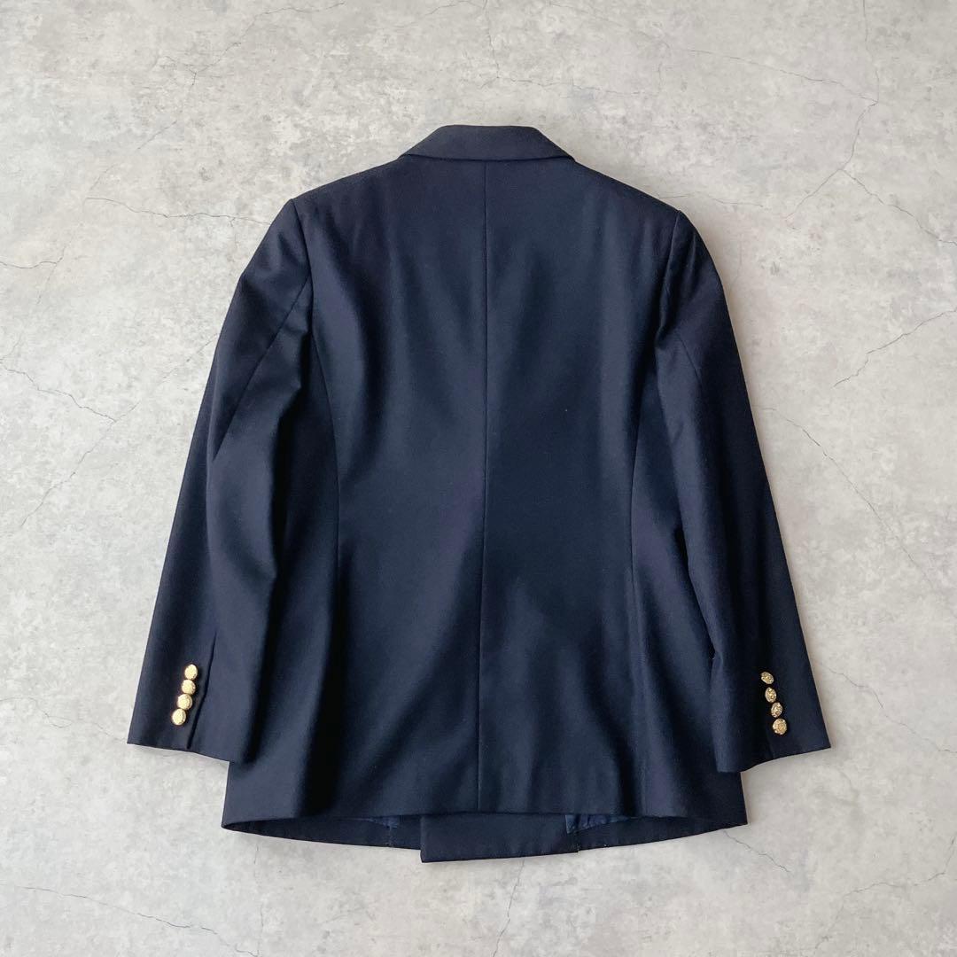 美品 ラルフローレン 紺ブレ ブレザー テーラードジャケット 金ボタンネイビー