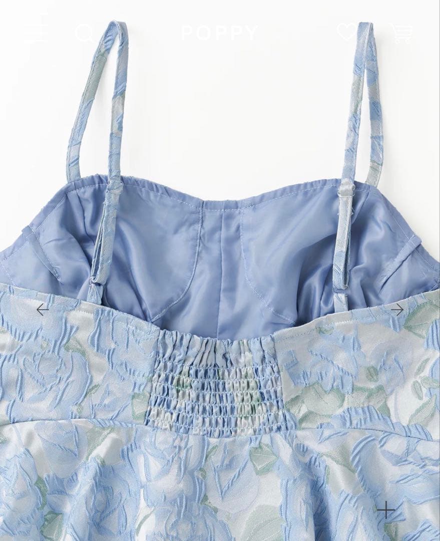 ✨新品【POPPY】ジャガードフレアキャミチュニック