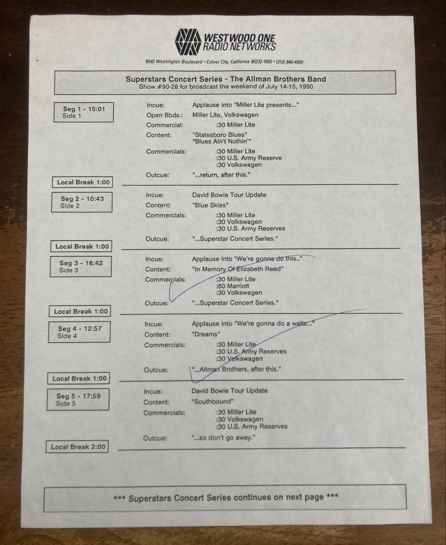 ◾️極美盤◾️1990年未発表ライブ放送用マスター3LP■THE ALLMAN BR
