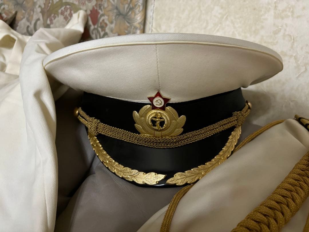 ソ連　海軍　軍服　上下　制帽　勲章フルセット