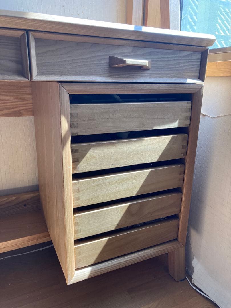 ★亜鉛★光家具　Sunny Side Nico ニコ シェルフデスク90