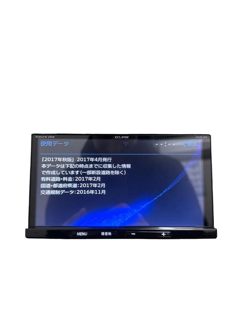 イクリプス　メモリーナビ　AVN-R8 地図データ2017年