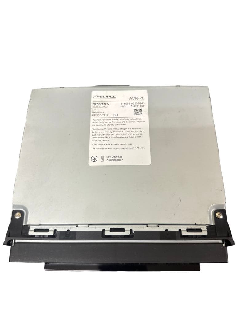 イクリプス　メモリーナビ　AVN-R8 地図データ2017年