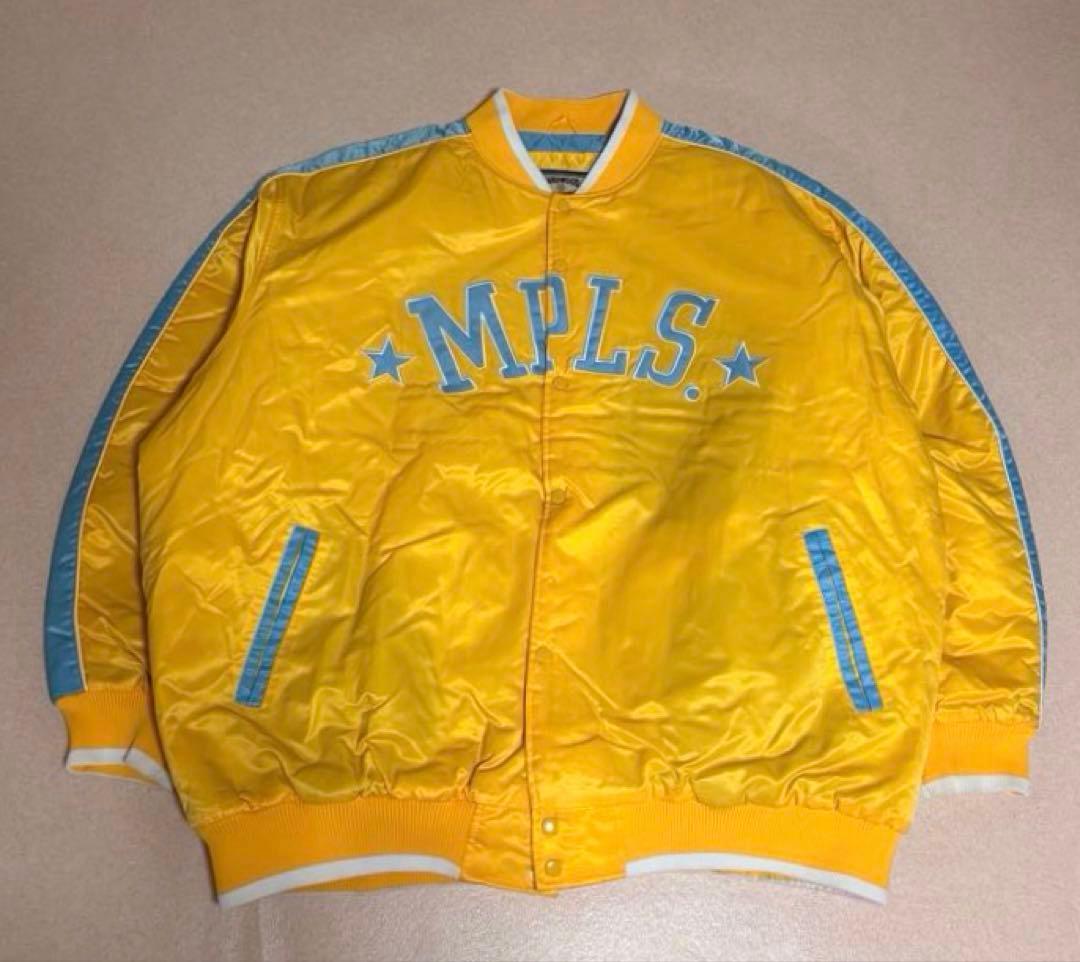 90s NBA MPLS ミネアポリス レイカーズ スタジャン バスケットチーム
