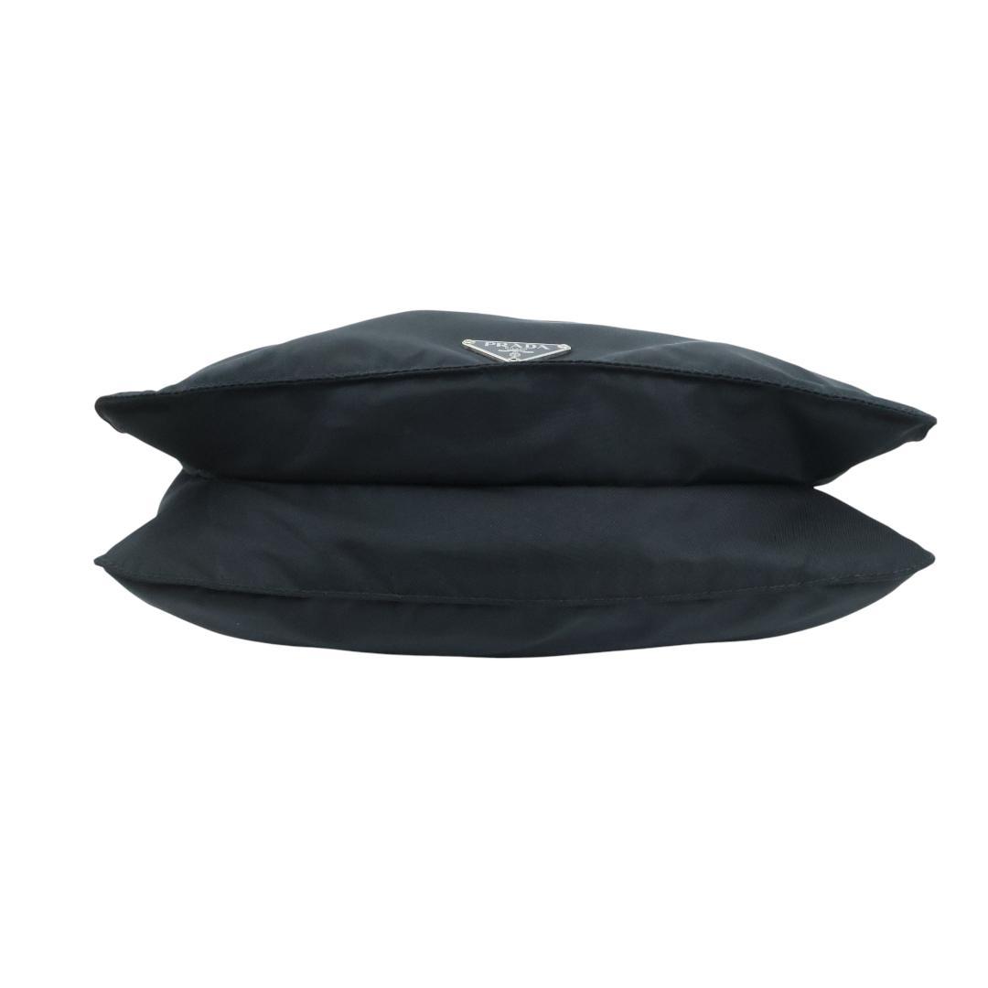 Gカード付 美品 PRADA プラダ ショルダーバッグ NERO 黒 三角ロゴ