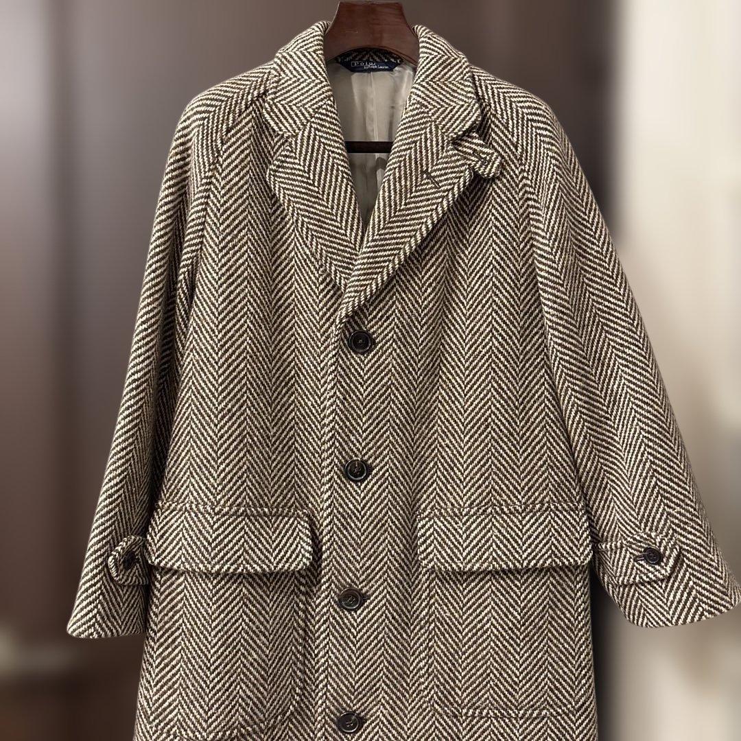 POLO RALPH LAUREN ラルフローレン ツイード ウール コート