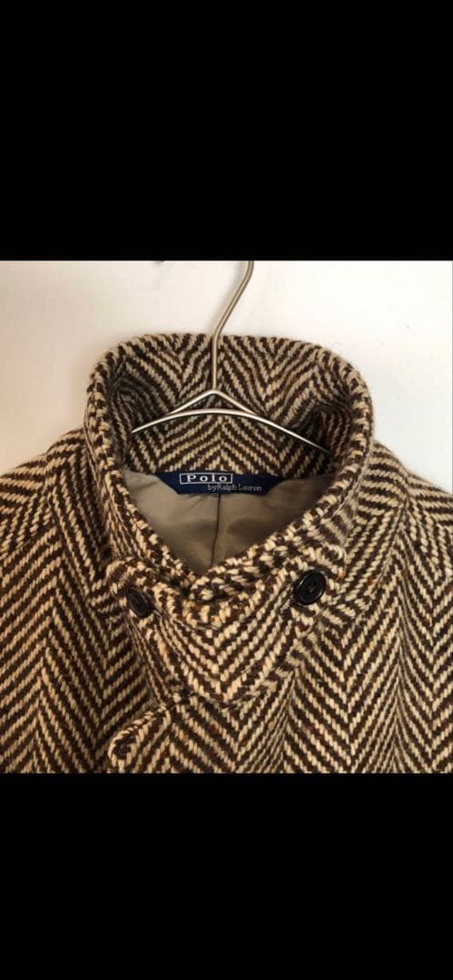 POLO RALPH LAUREN ラルフローレン ツイード ウール コート